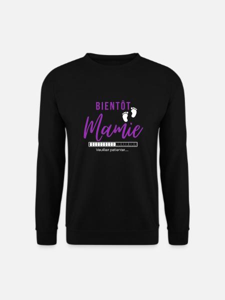Bientôt Mamie - Sweat-shirt Unisexe - noir