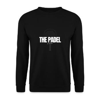The Padel Nation - Unisex Sweatshirt - black - Front - Alina (178cm) & Michal (187cm)