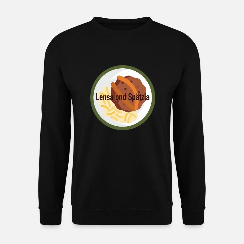 Lensa ond Spätzla Logo - Unisex Pullover - Schwarz