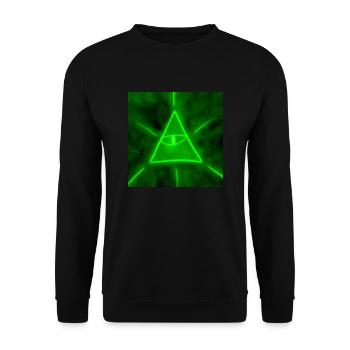 BEING GREEN - Unisex Sweatshirt - black - Front - Alina (178cm) & Michal (187cm)