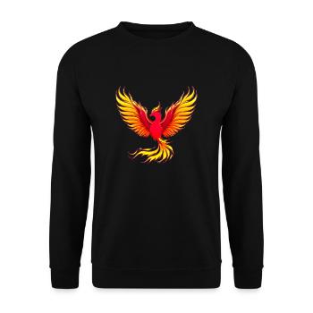 Phoenix Ascension Gift - Unisex Sweatshirt - black - Front - Alina (178cm) & Michal (187cm)