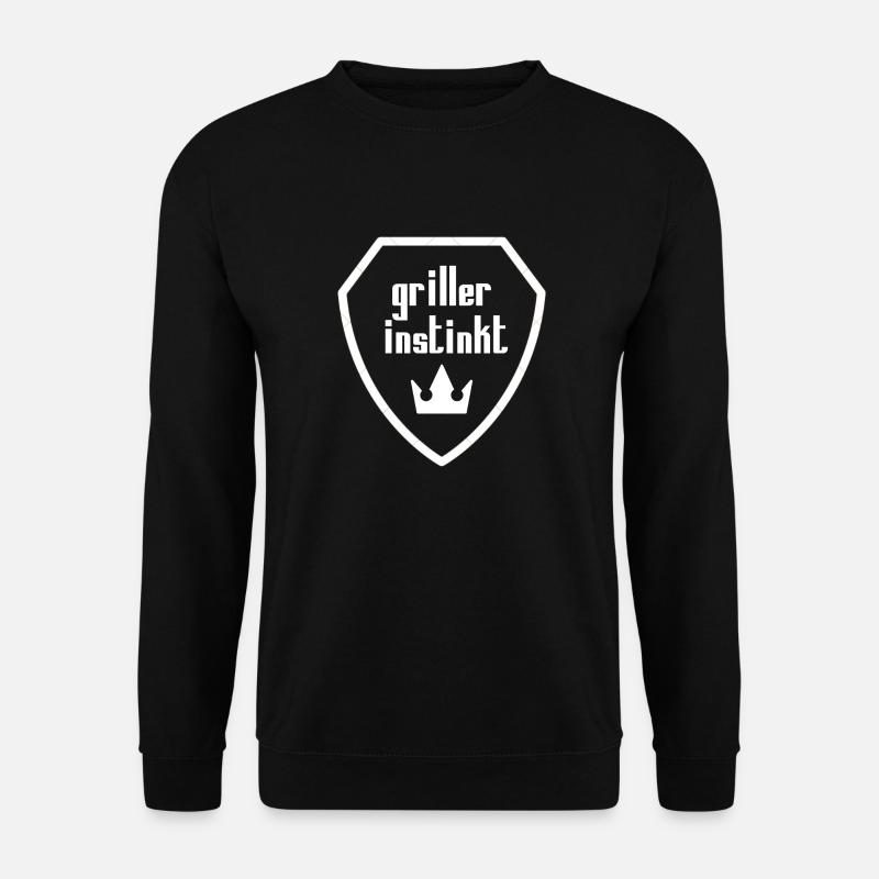 Grillerinstinkt - Unisex Pullover - Schwarz