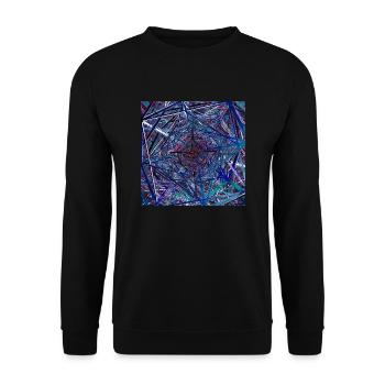 Netzwerk - Unisex Pullover - Schwarz - Vorne - Alina (178cm) & Michal (187cm)