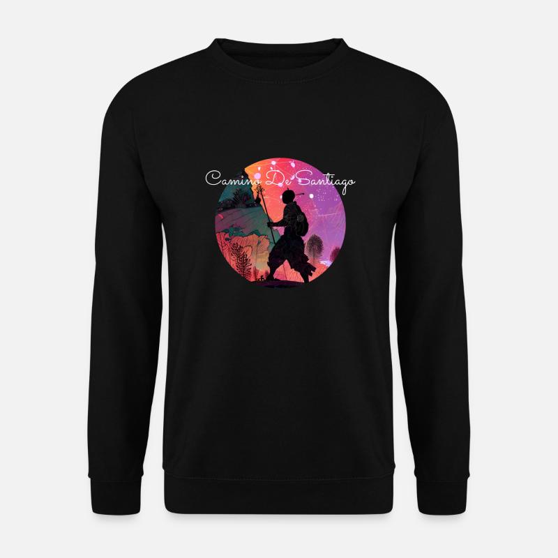 Camino De Santiago- Jakobsweg - Unisex Pullover - Schwarz