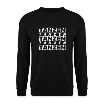 TANZEN - Unisex Pullover - Schwarz - Vorne - Alina (178cm) & Michal (187cm)