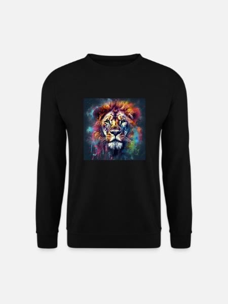 L'ÂME DU LION - Sweat-shirt Unisexe - noir
