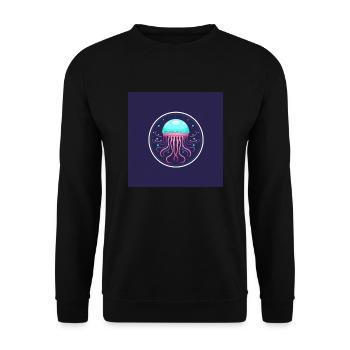 MÉDUSE BEAUTÉ MYSTÉRIEUSE - Sweat-shirt Unisexe - noir - Devant - Alina (178cm) & Michal (187cm)