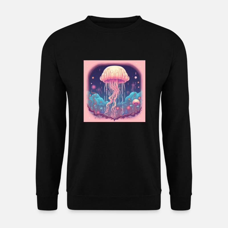 MEDUSE DESIGN KUNST - Unisex Pullover - Schwarz