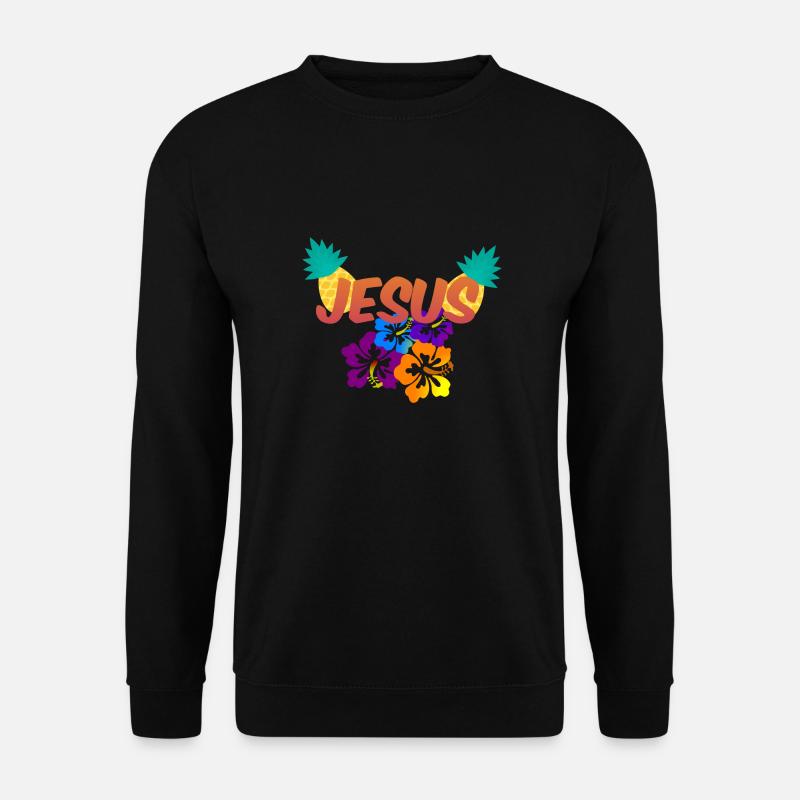 Jesus Hawaii - Unisex Sweatshirt - black
