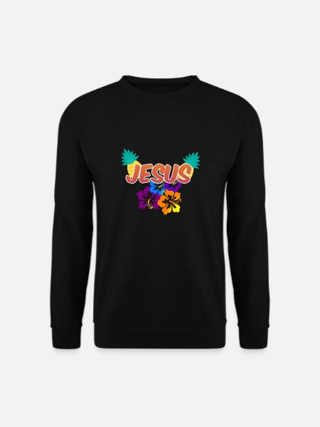 Jesus Hawaii - Unisex Sweatshirt - black