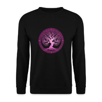 Vikings Yggdrasil Irminsul - Sweat-shirt Unisexe - noir - Devant - Alina (178cm) & Michal (187cm)