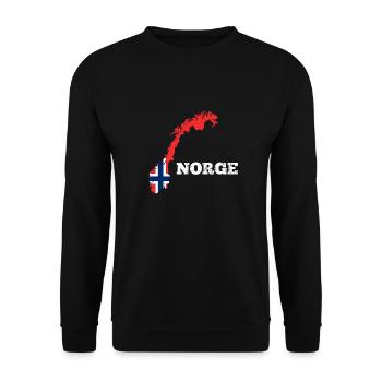 Norvège Orignal Scandinavie - Sweat-shirt Unisexe - noir - Devant - Alina (178cm) & Michal (187cm)