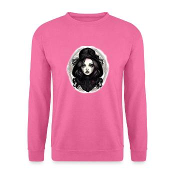 Goth Girl Black Tears - Unisex Pullover - Pink - Vorne