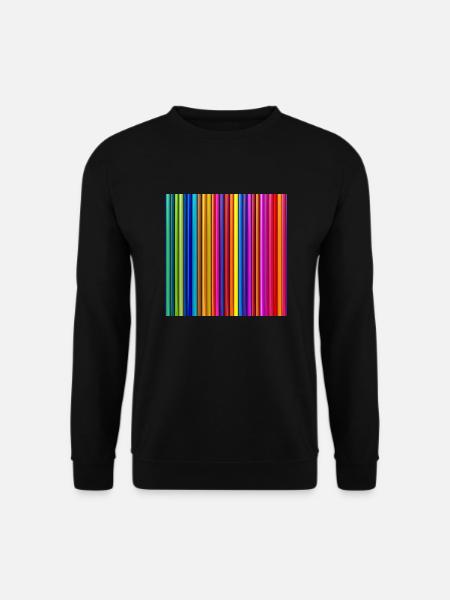 ARC-EN-CIEL NEON - Sweat-shirt Unisexe - noir