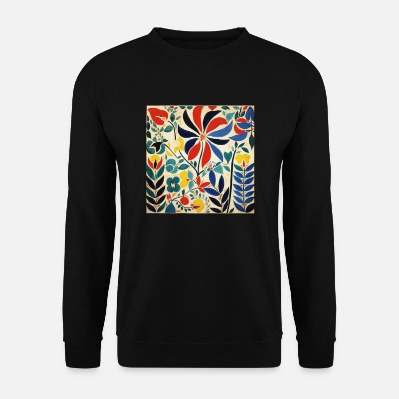 BLUMENSTRAUß - Unisex Pullover - Schwarz