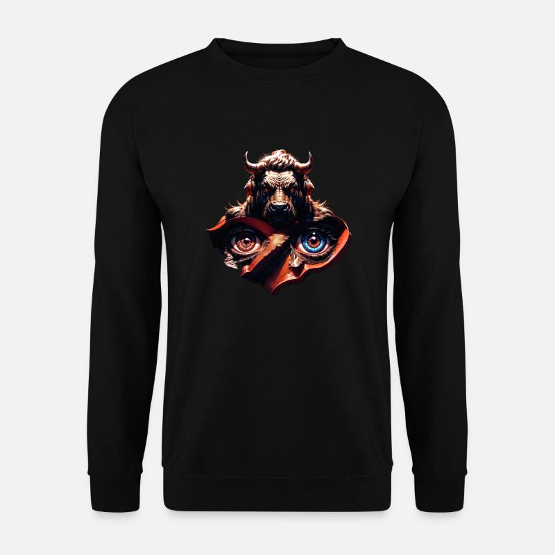 Geekhead-Bull - Unisex Pullover - Schwarz