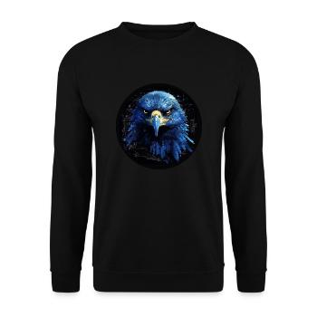Aigle Aigle Doré Roi des Cieux Cadeau Alpes - Sweat-shirt Unisexe - noir - Devant - Alina (178cm) & Michal (187cm)
