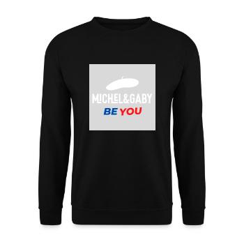 Michel&Gaby - Unisex Sweatshirt - black - Front - Alina (178cm) & Michal (187cm)