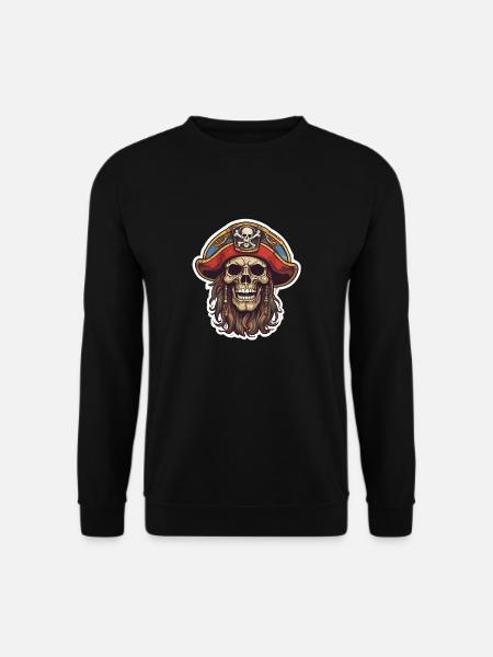 PIRATE LOGO 2 - Unisex Sweatshirt - black