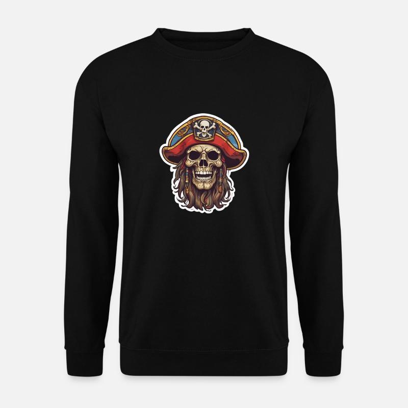 PIRATE LOGO 2 - Unisex Sweatshirt - black