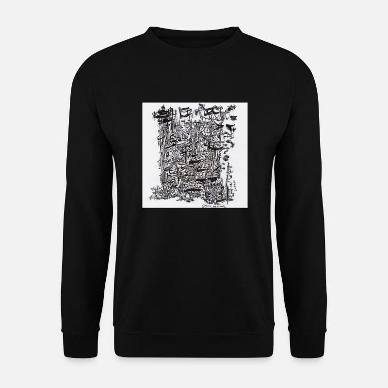 240110 - Unisex Pullover - Schwarz