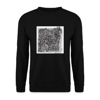 240127 - Unisex Pullover - Schwarz - Vorne - Alina (178cm) & Michal (187cm)