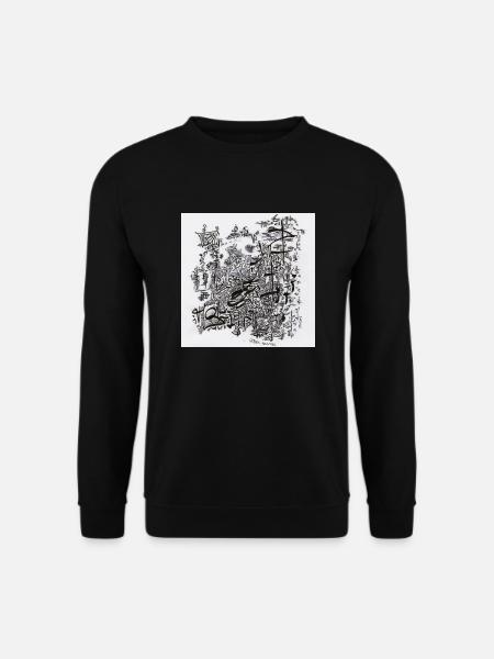 240205 2 - Unisex Pullover - Schwarz