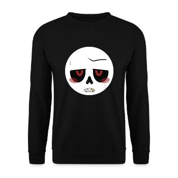 Fell - Unisex Pullover - Schwarz - Vorne - Alina (178cm) & Michal (187cm)