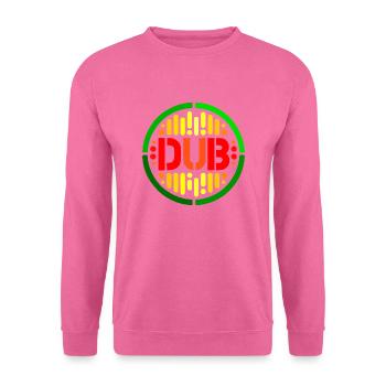 Dub logo green yellow red - Unisex Sweatshirt - pink - Front