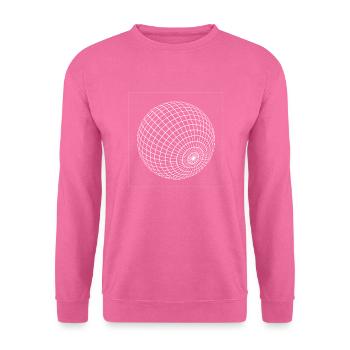 geometrische Kugel - Unisex Pullover - Pink - Vorne