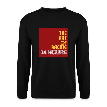 Motive 1 The Art of Racing 24h - Unisex Pullover - Schwarz - Vorne - Alina (178cm) & Michal (187cm)