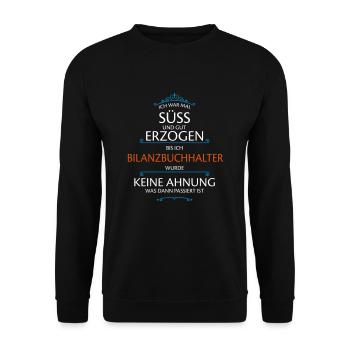 Bilanzbuchhalter Beruf - Unisex Pullover - Schwarz - Vorne - Alina (178cm) & Michal (187cm)