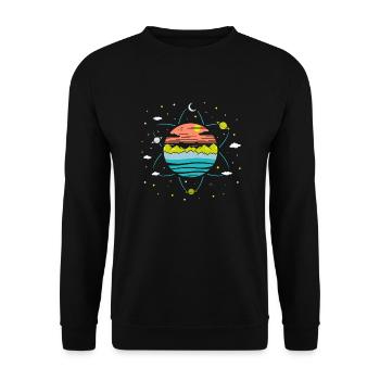 Summer Vibes - Starry Night - Tshirt Parfum d'été - Sweat-shirt Unisexe - noir - Devant - Alina (178cm) & Michal (187cm)
