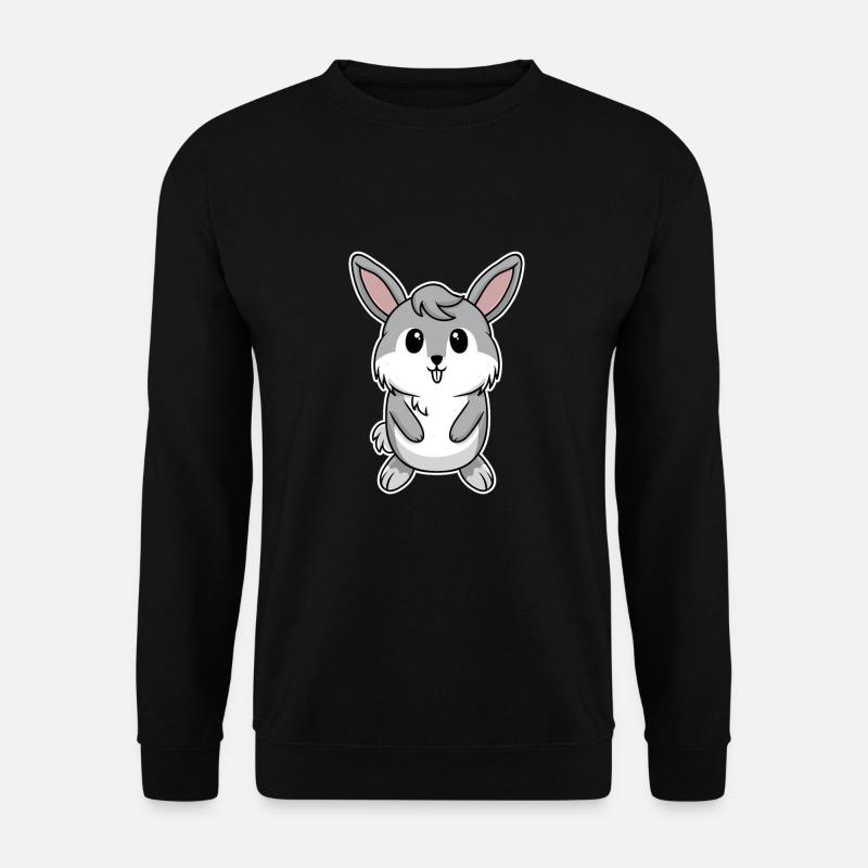 Bébé lapin - Sweat-shirt Unisexe - noir