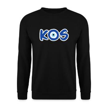 Nazar - Kos - Unisex Sweatshirt - black - Front - Alina (178cm) & Michal (187cm)