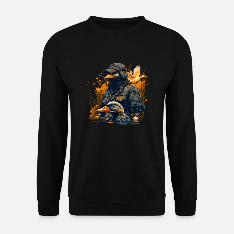 Duck hunter - Unisex Pullover - Schwarz