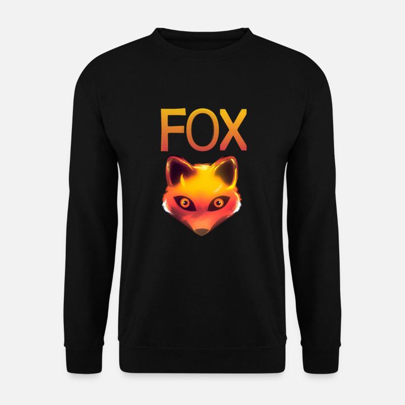 The fox head - Unisex Sweatshirt - black