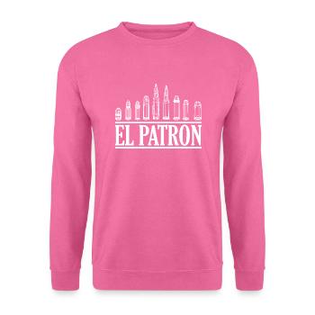 El Patron - Meister der Patronen - Unisex Pullover - Pink - Vorne