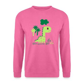 Baby dinosaur - Unisex Sweatshirt - pink - Front