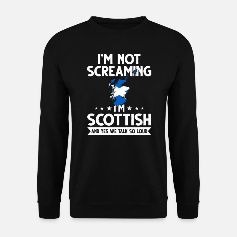 Schottland Schottland Urlaub Geschenk - Unisex Pullover - Schwarz