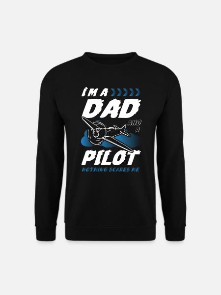Pilot Dad - Unisex Sweatshirt - black