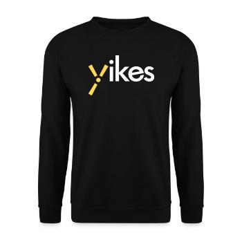 Yikes - Unisex Pullover - Schwarz - Vorne - Alina (178cm) & Michal (187cm)