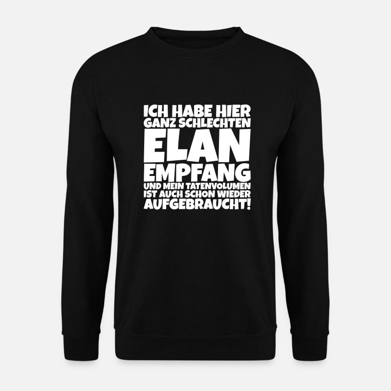 Jeg har meget dårlig vive modtagelse her - Unisex sweater - sort