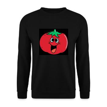 Tomato - Sweat-shirt Unisexe - noir - Devant - Alina (178cm) & Michal (187cm)