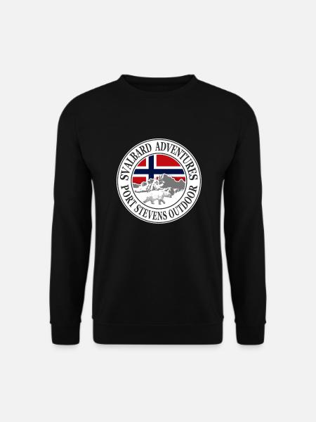 Svalbard - Polar bear - Spitzbergen - Eisbär - Unisex Pullover - Schwarz