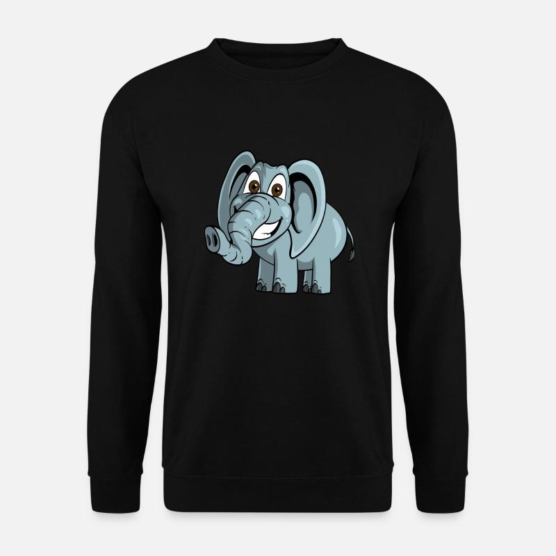 Niedlicher Elefant - Unisex Pullover - Schwarz
