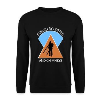 Chimney Sweep Chimney Sweep - Unisex Sweatshirt - black - Front - Alina (178cm) & Michal (187cm)