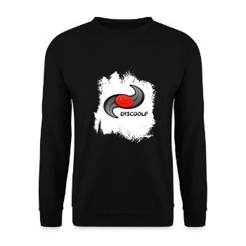 Frisbee Ultimate Frisbee DiscGolf Frisbee - Unisex Sweatshirt - black - Front - Alina (178cm) & Michal (187cm)