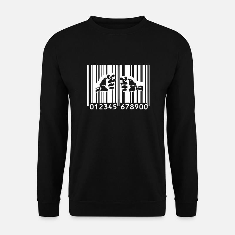 Banksy Bars Of Capitalism - Unisex Pullover - Schwarz