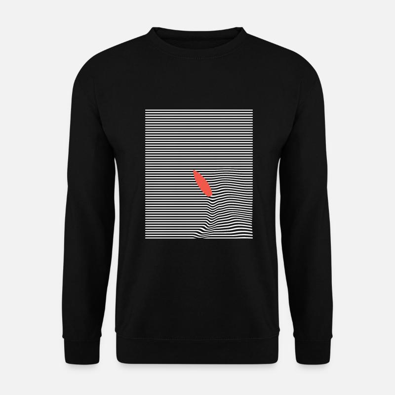 Surfen Wellen - Unisex Pullover - Schwarz